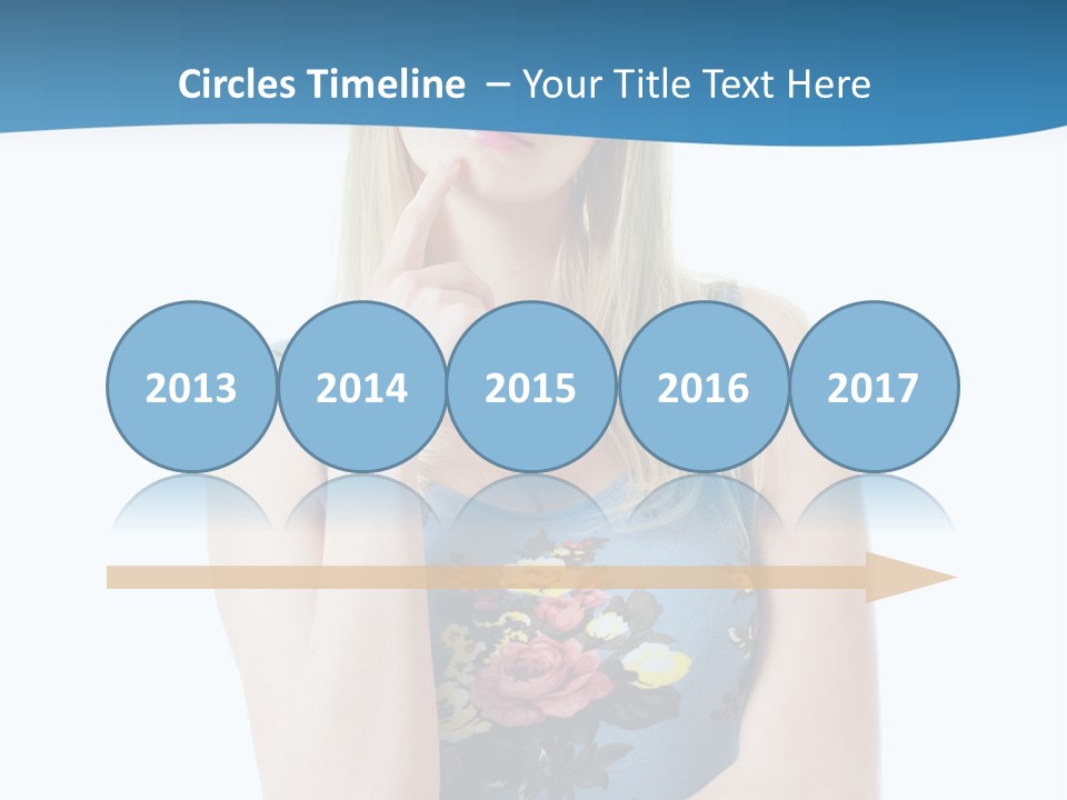 Thinking Girl PowerPoint Template