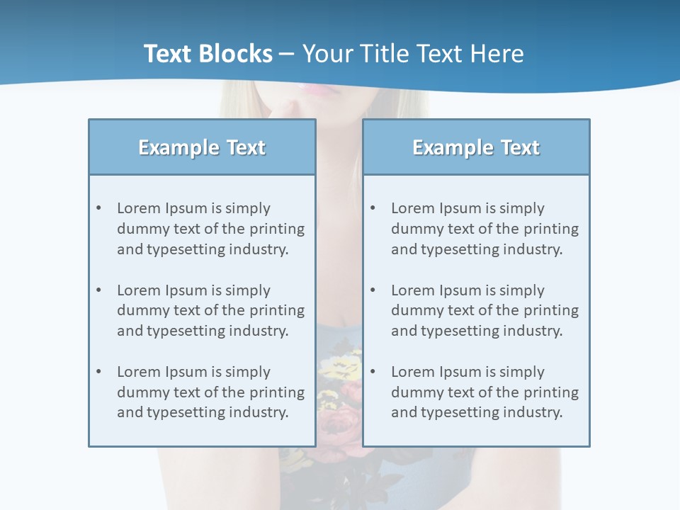 Thinking Girl PowerPoint Template