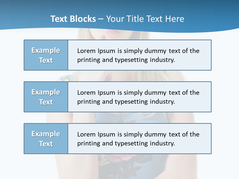 Thinking Girl PowerPoint Template