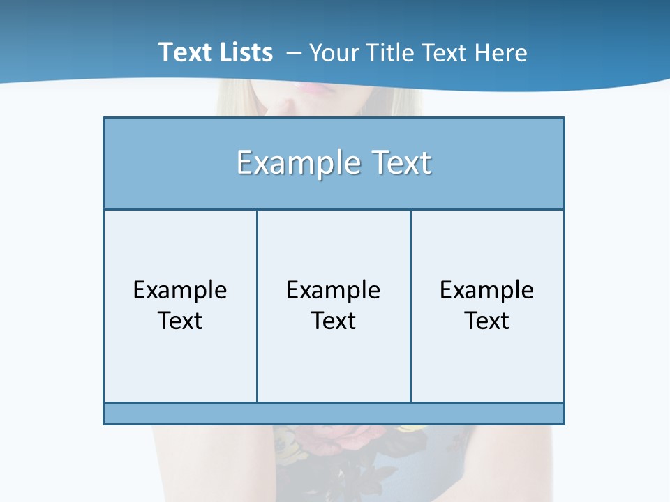 Thinking Girl PowerPoint Template