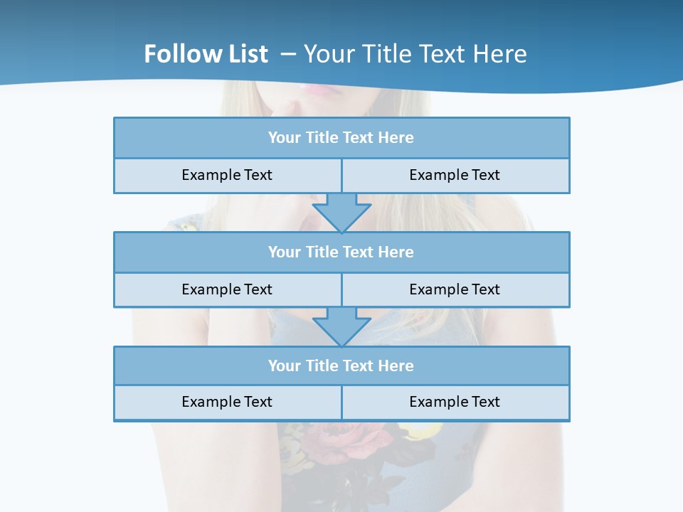 Thinking Girl PowerPoint Template