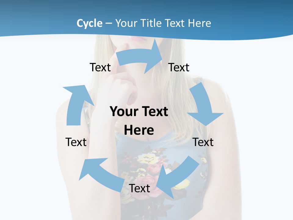 Thinking Girl PowerPoint Template