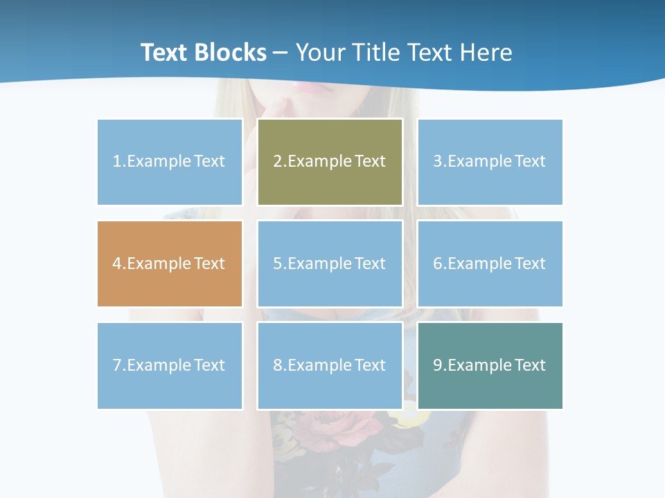 Thinking Girl PowerPoint Template