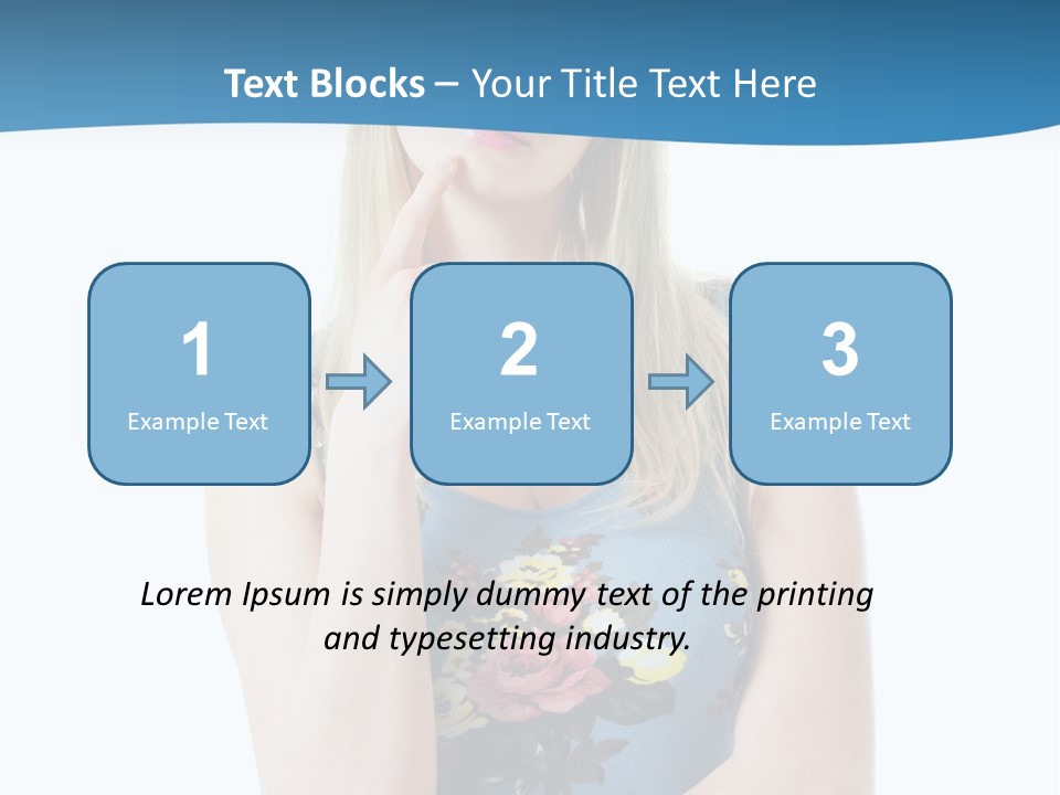 Thinking Girl PowerPoint Template