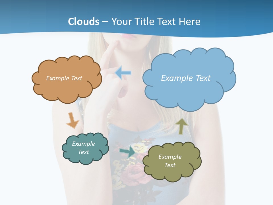 Thinking Girl PowerPoint Template