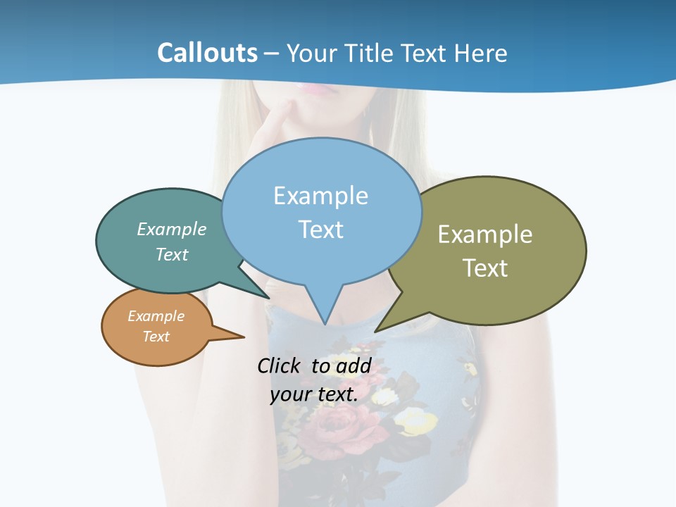 Thinking Girl PowerPoint Template