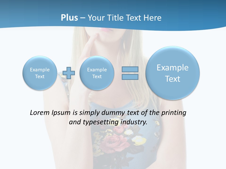 Thinking Girl PowerPoint Template