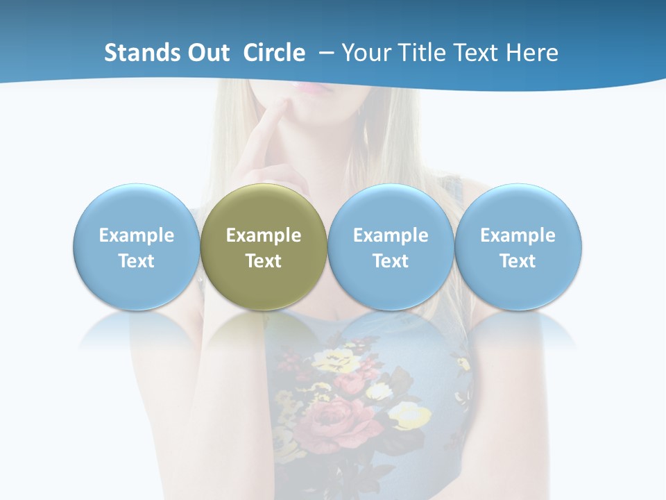 Thinking Girl PowerPoint Template
