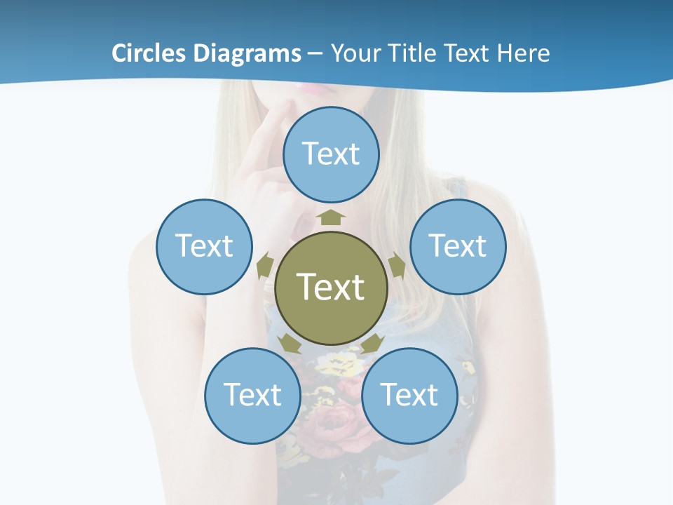 Thinking Girl PowerPoint Template