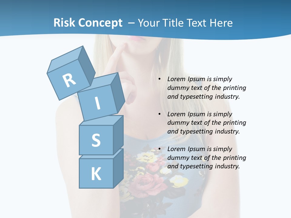 Thinking Girl PowerPoint Template