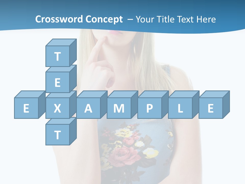 Thinking Girl PowerPoint Template