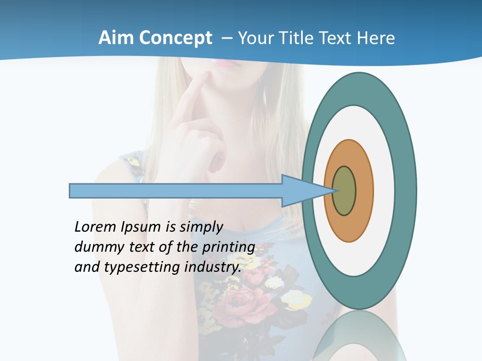 Thinking Girl PowerPoint Template