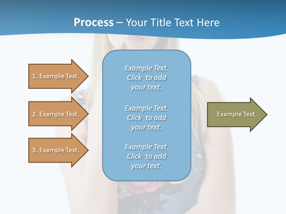 Thinking Girl PowerPoint Template