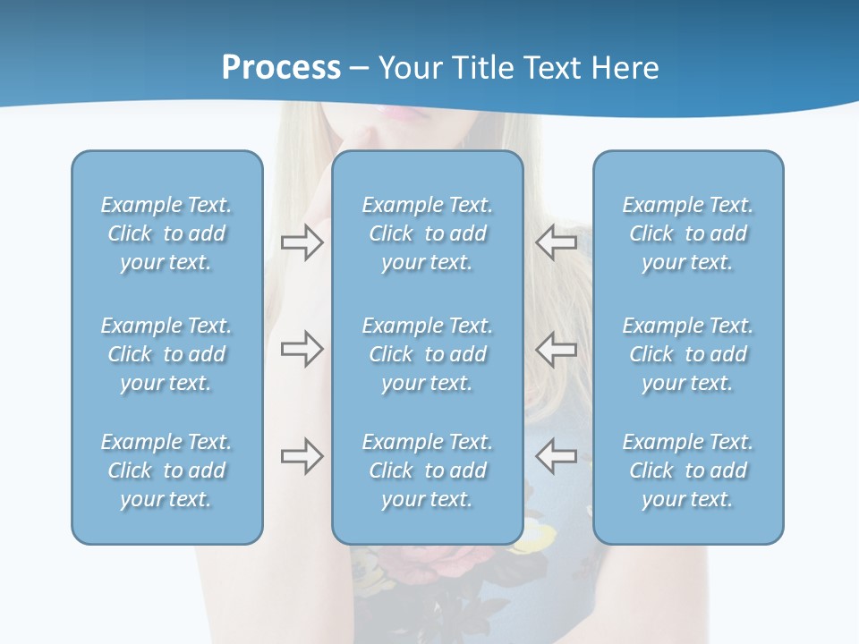 Thinking Girl PowerPoint Template