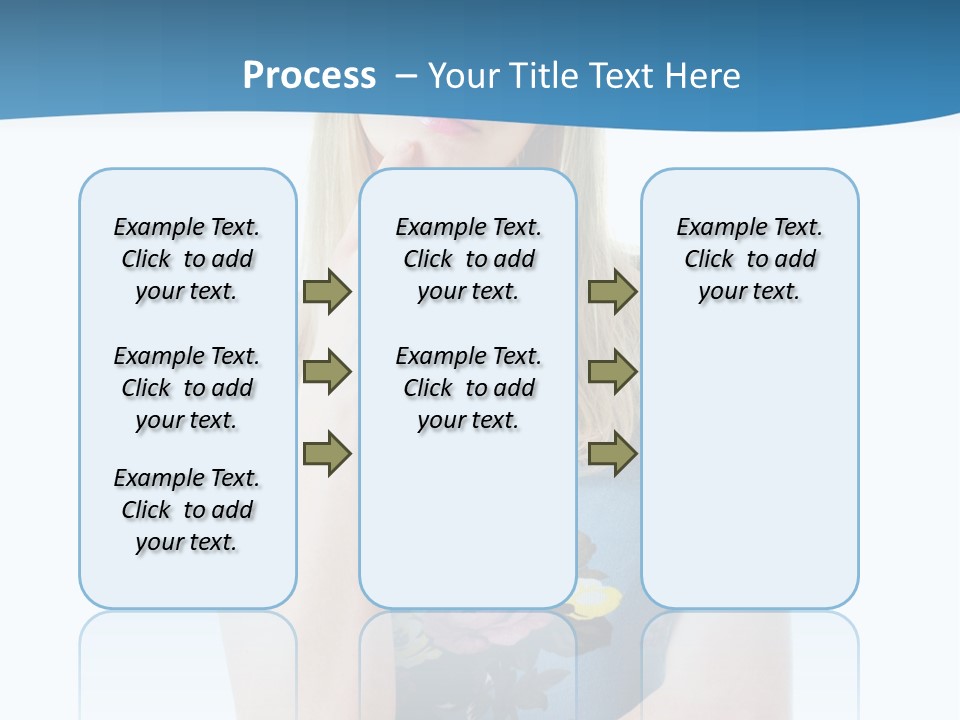 Thinking Girl PowerPoint Template