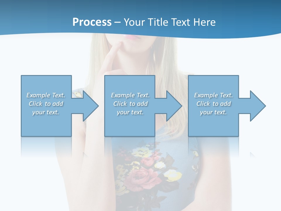 Thinking Girl PowerPoint Template