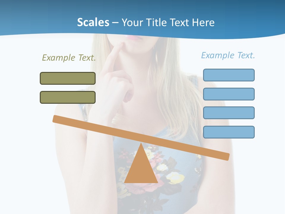 Thinking Girl PowerPoint Template