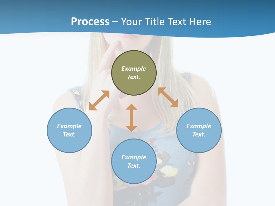 Thinking Girl PowerPoint Template