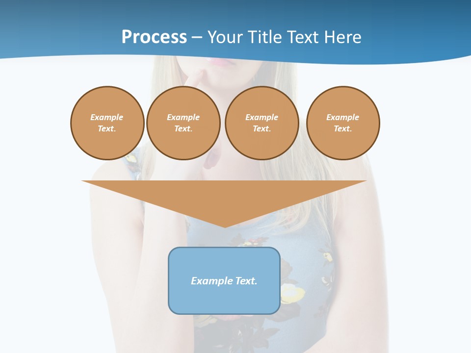 Thinking Girl PowerPoint Template