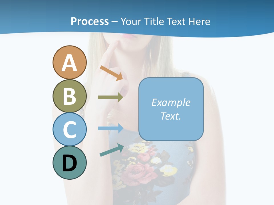 Thinking Girl PowerPoint Template