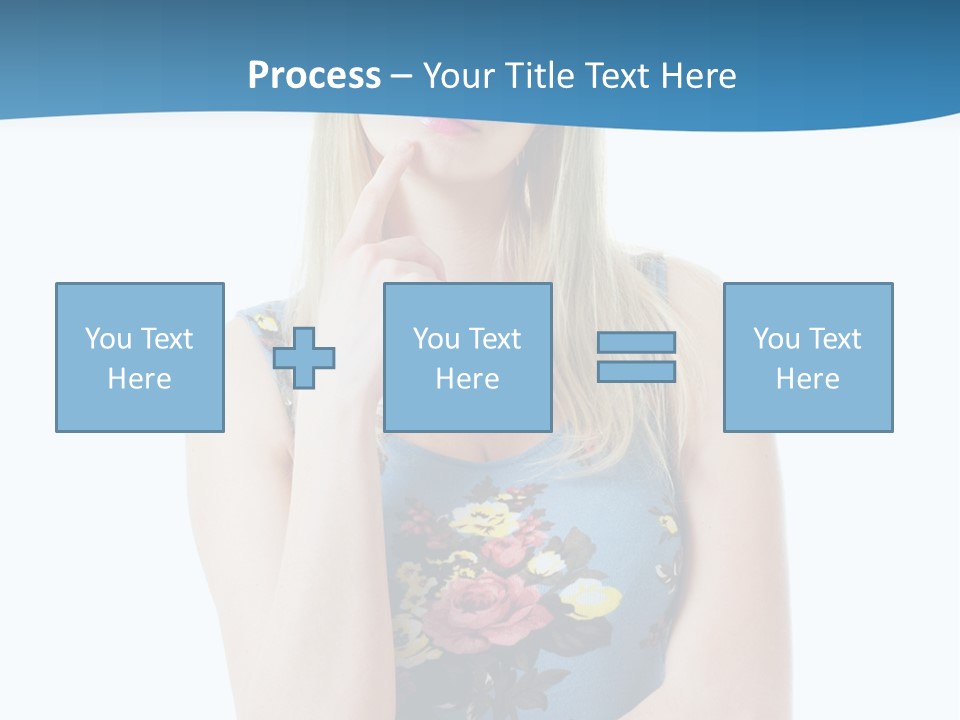 Thinking Girl PowerPoint Template