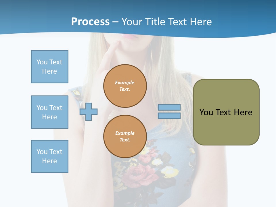 Thinking Girl PowerPoint Template