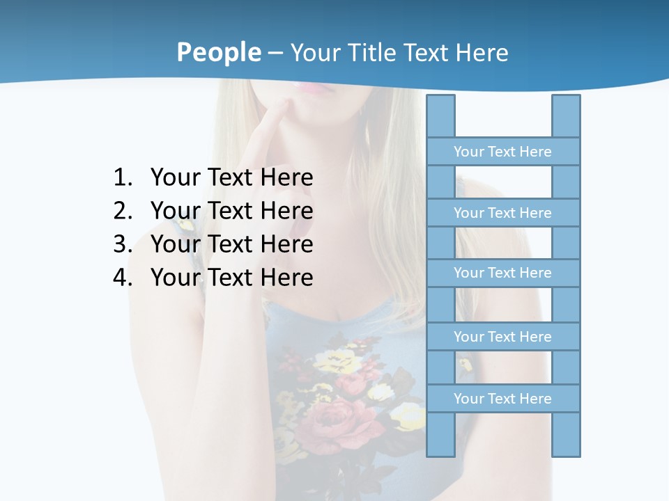 Thinking Girl PowerPoint Template