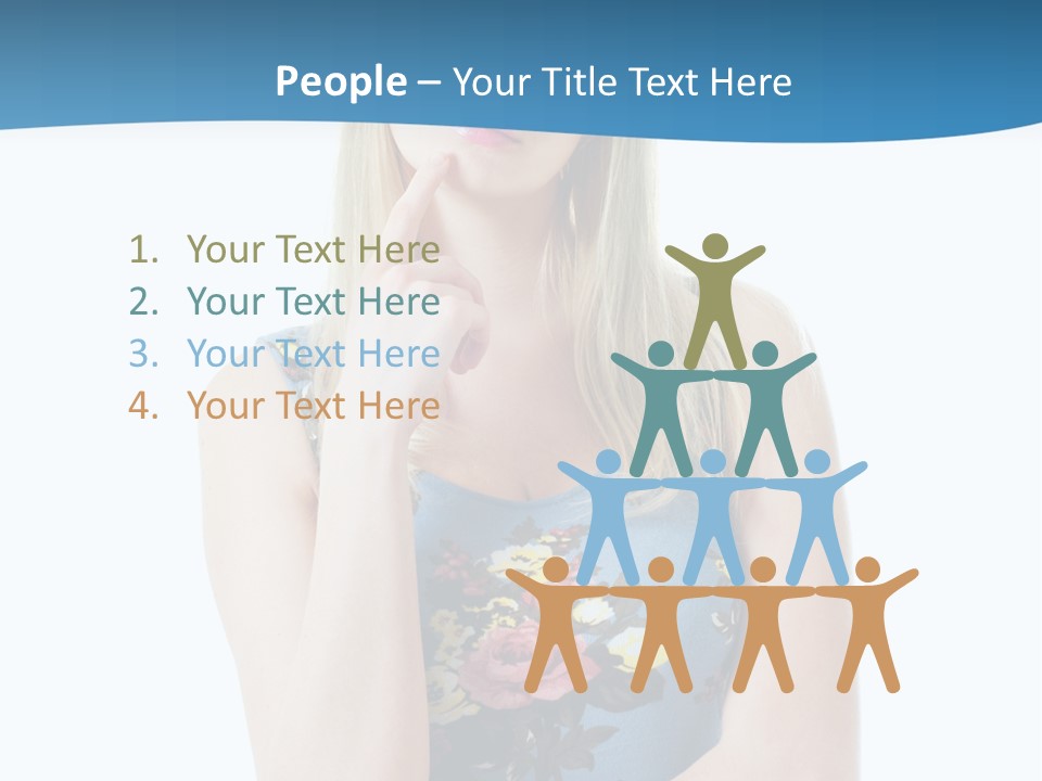 Thinking Girl PowerPoint Template