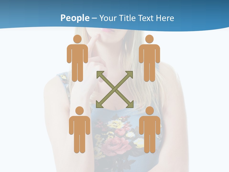 Thinking Girl PowerPoint Template