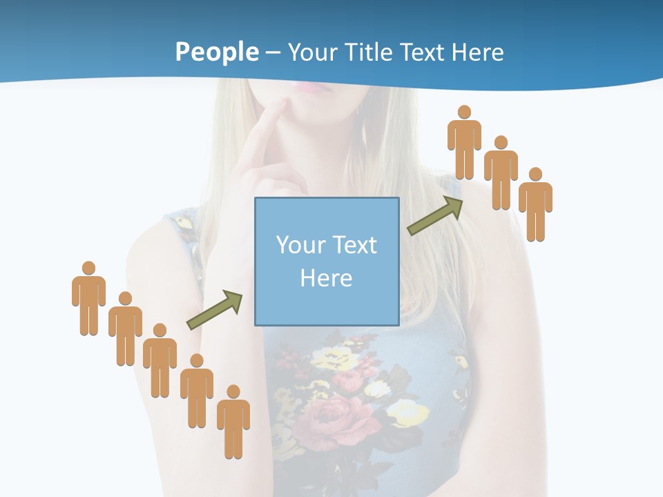 Thinking Girl PowerPoint Template