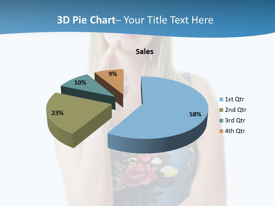 Thinking Girl PowerPoint Template