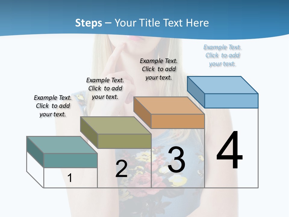 Thinking Girl PowerPoint Template