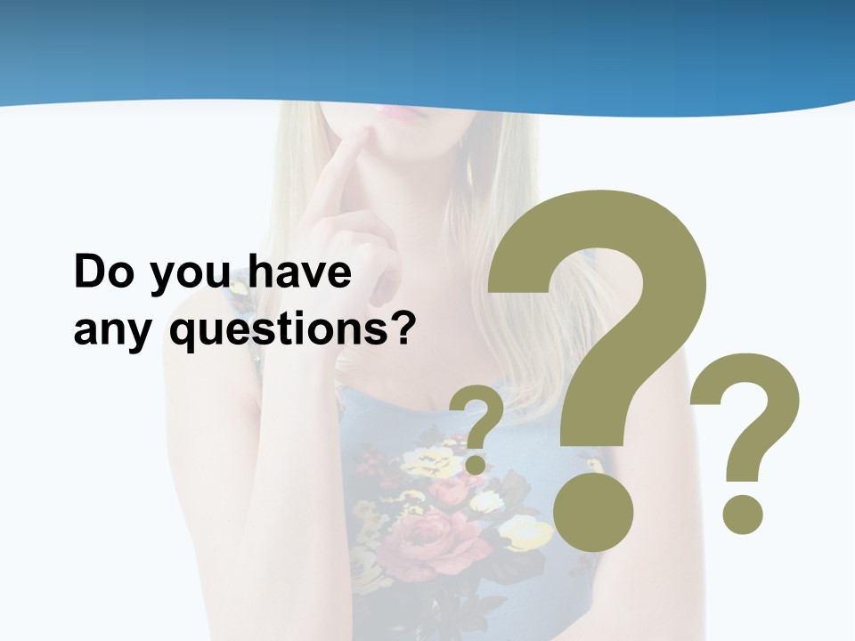 Thinking Girl PowerPoint Template