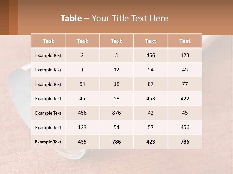 Foil For Baking PowerPoint Template