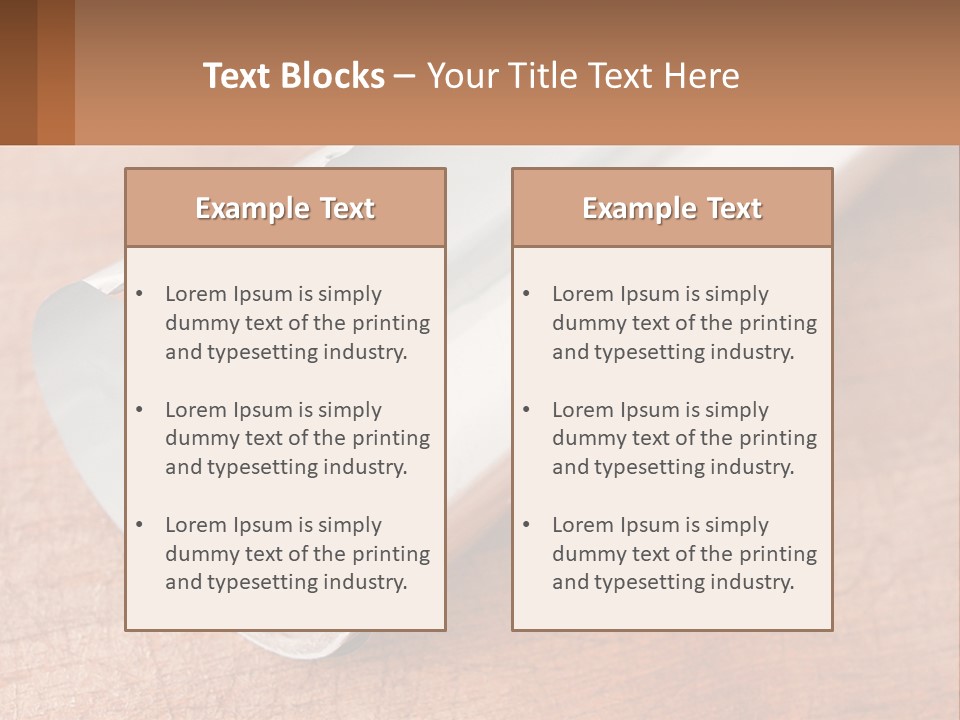 Foil For Baking PowerPoint Template