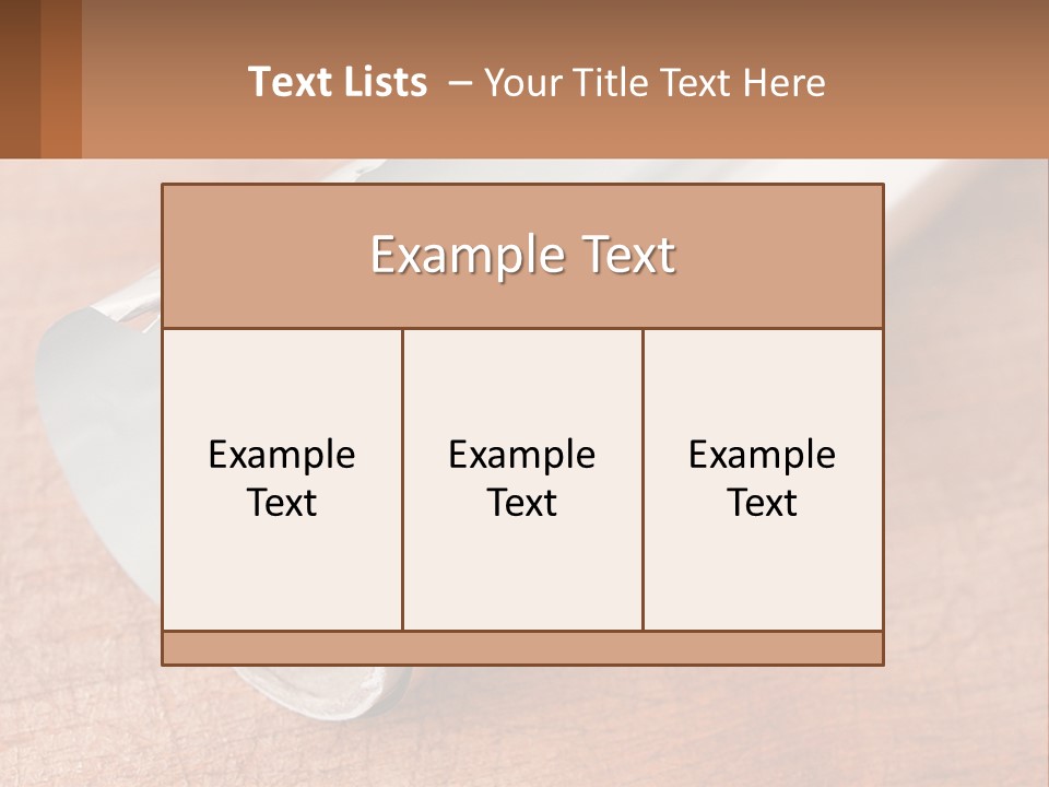 Foil For Baking PowerPoint Template