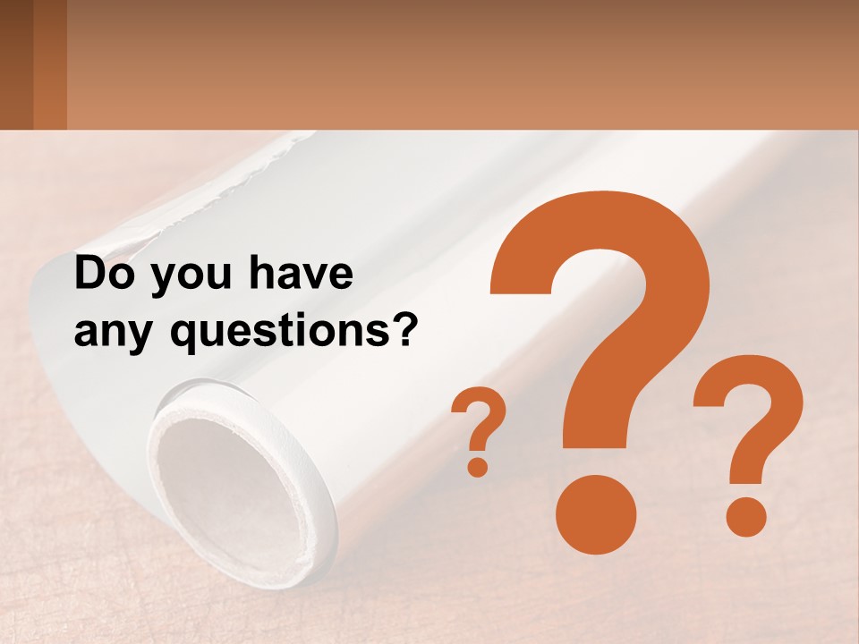 Foil For Baking PowerPoint Template