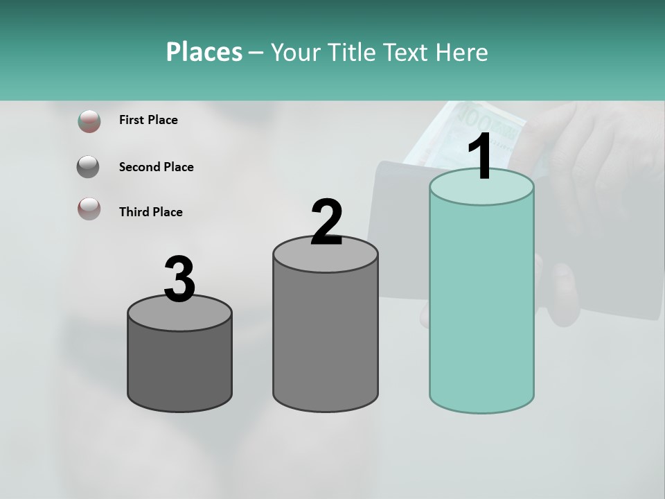 Girl For Money PowerPoint Template