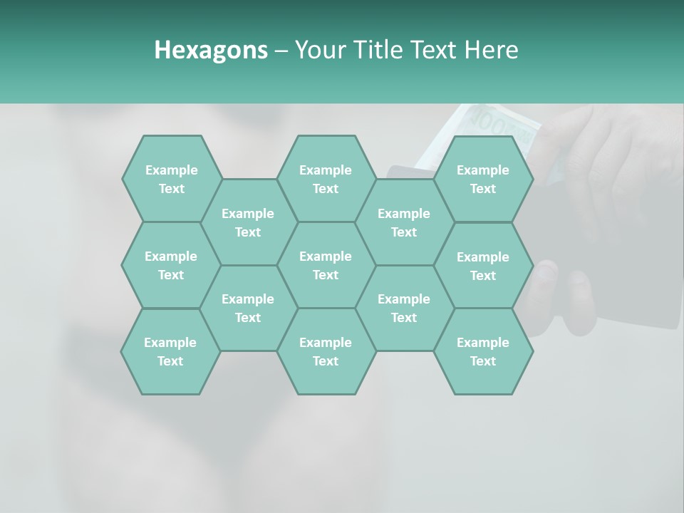 Girl For Money PowerPoint Template