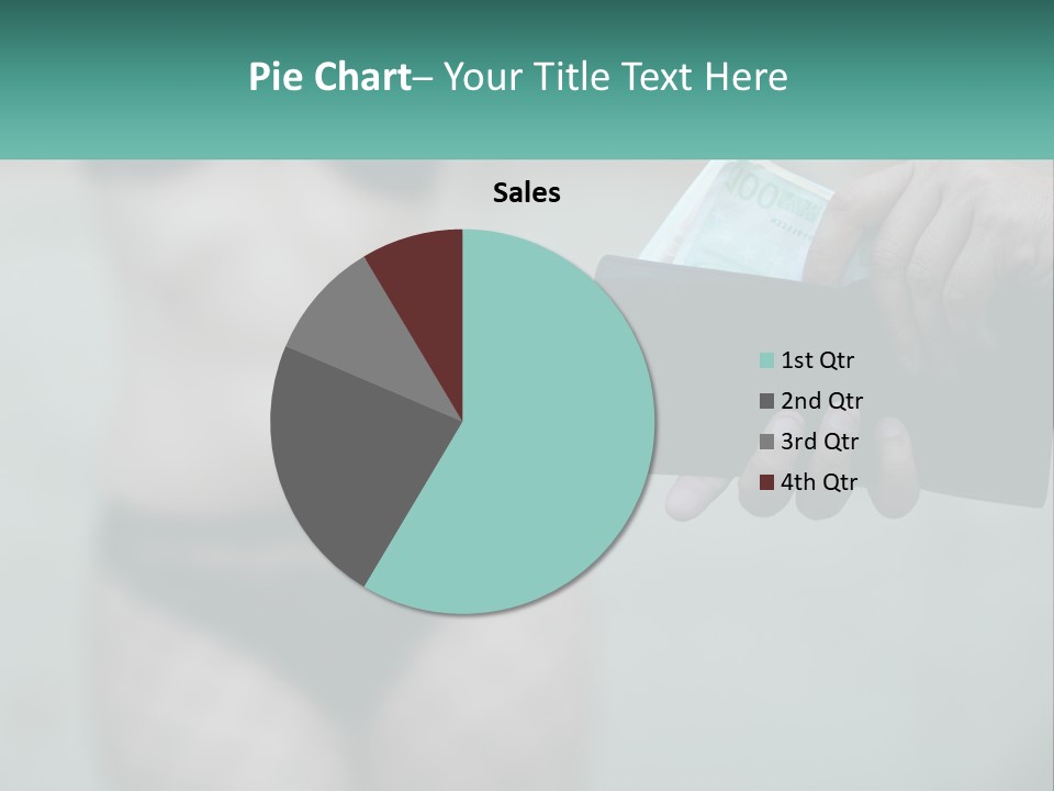 Girl For Money PowerPoint Template