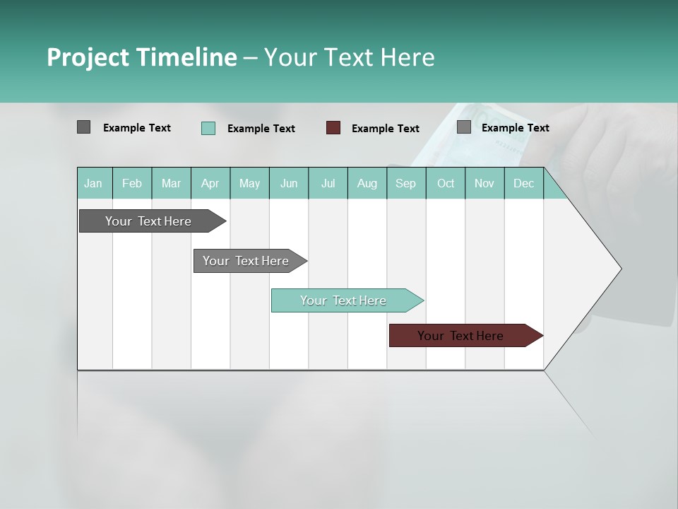 Girl For Money PowerPoint Template