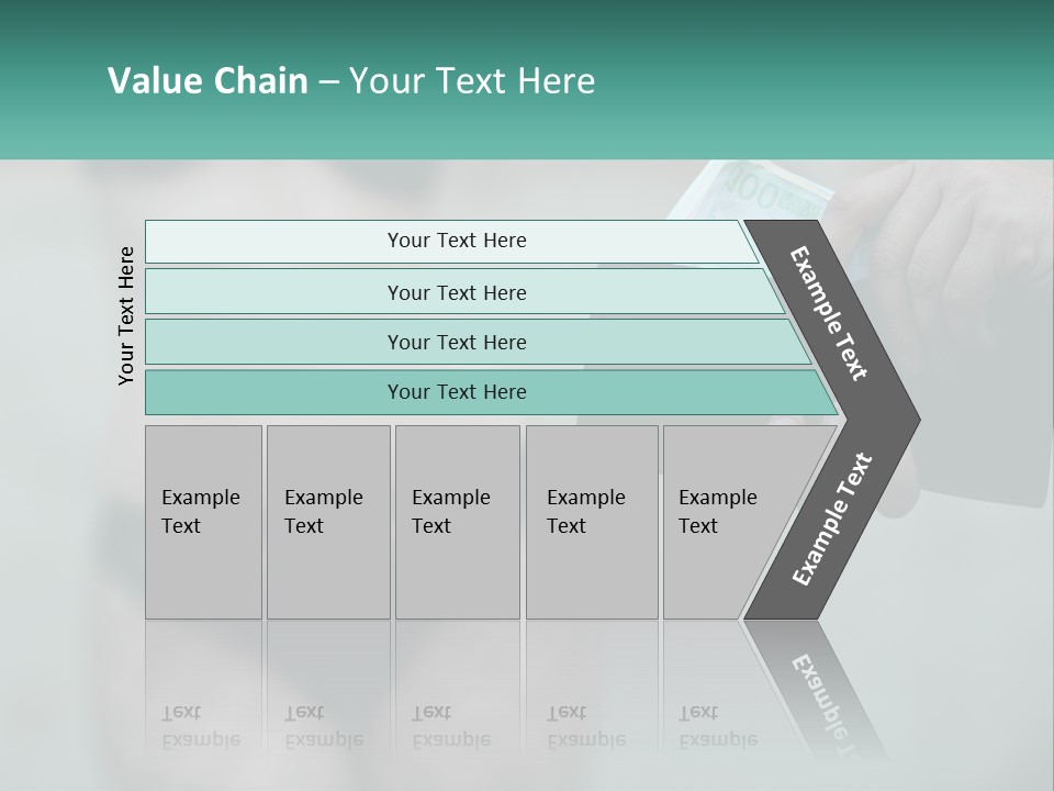 Girl For Money PowerPoint Template