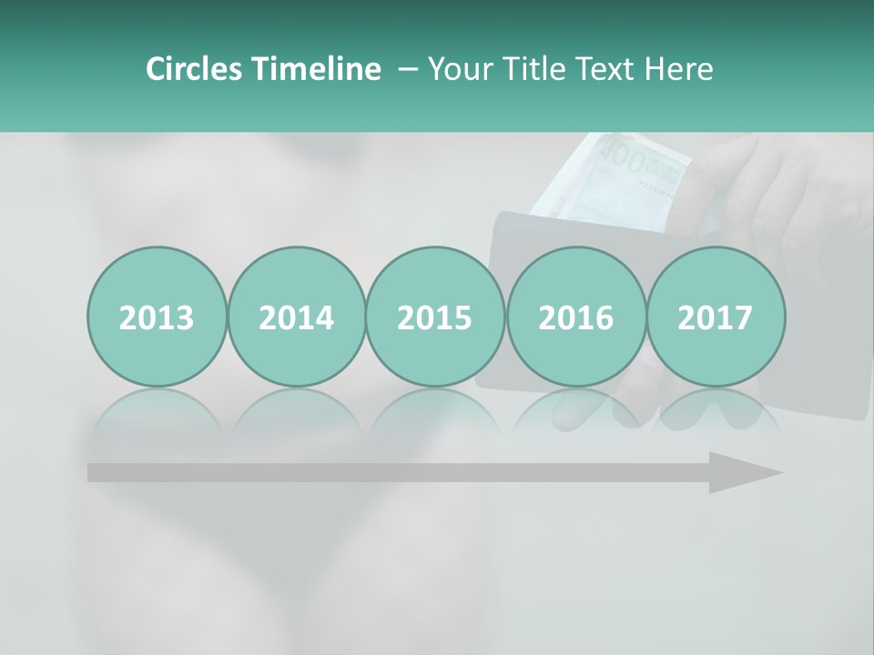 Girl For Money PowerPoint Template