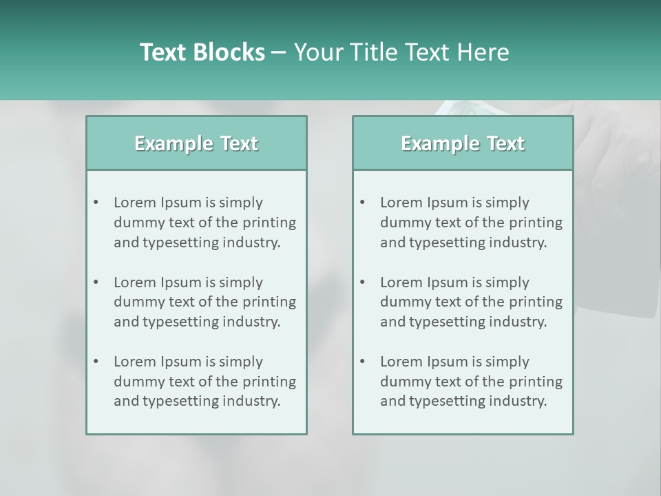 Girl For Money PowerPoint Template