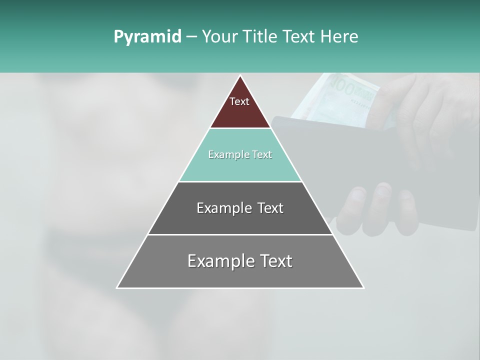 Girl For Money PowerPoint Template