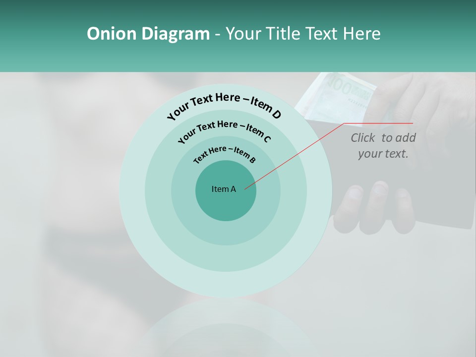 Girl For Money PowerPoint Template