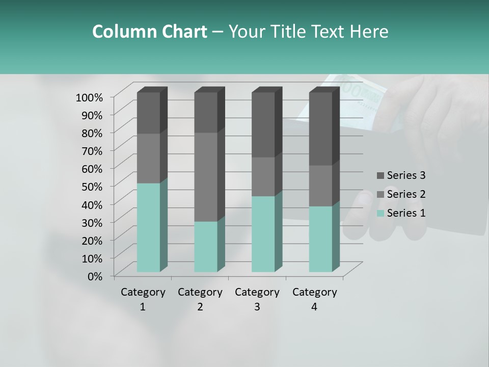 Girl For Money PowerPoint Template