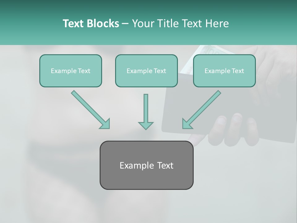 Girl For Money PowerPoint Template