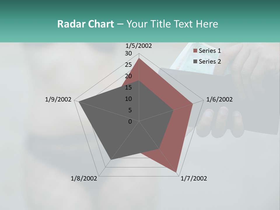 Girl For Money PowerPoint Template