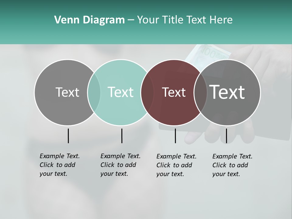 Girl For Money PowerPoint Template